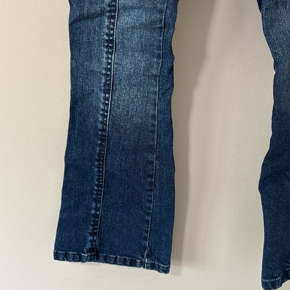 Anthro VILAGALLO Lexi Jean Flare Effect Front Pockets Button Fly Sz 34 US 0 NEW - Picture 3 of 16